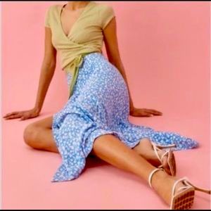 REFORMATION Zoe Skirt Marie Floral Sz 8